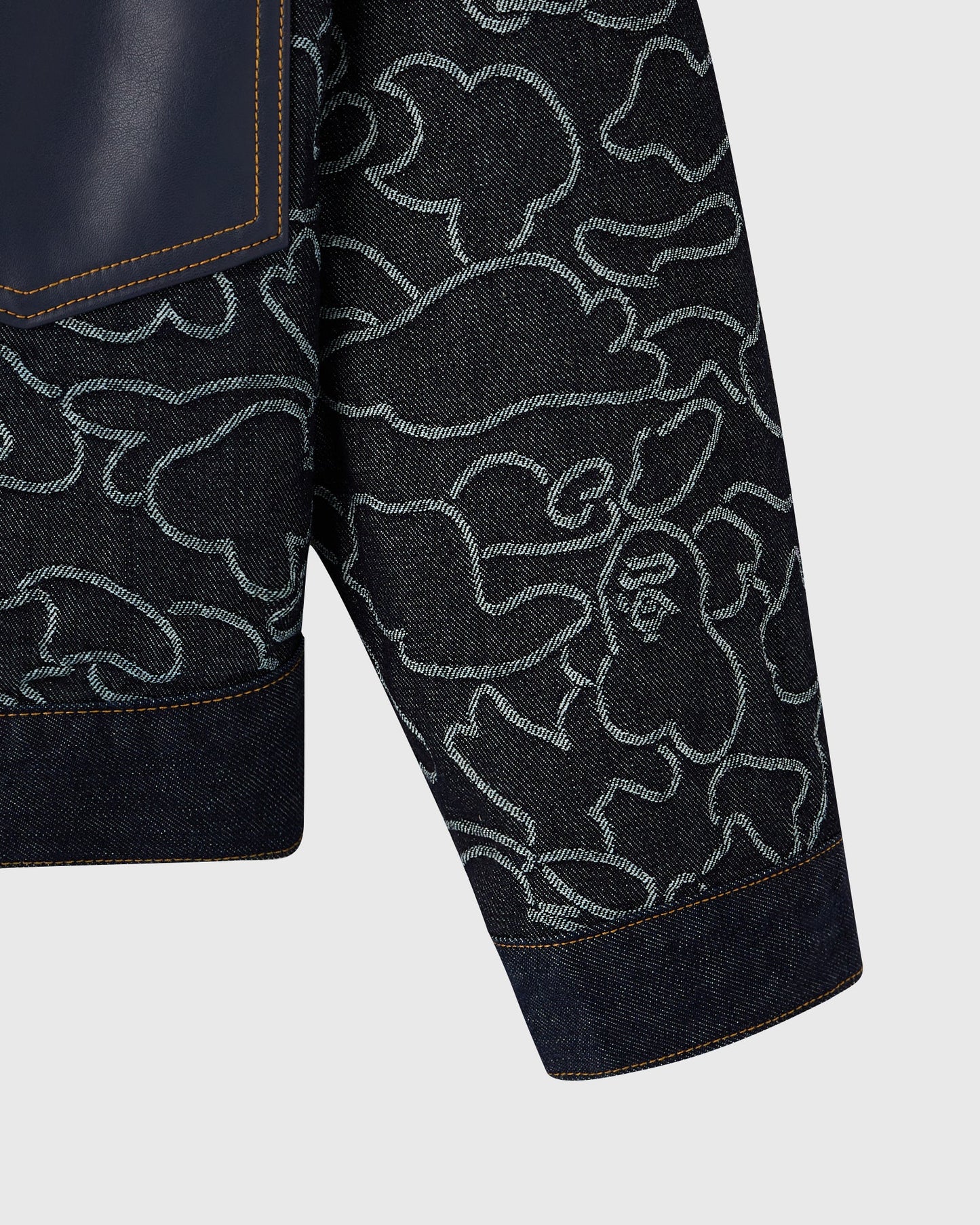 BAPE Neon 1st Camo Denim Jacket Indigo