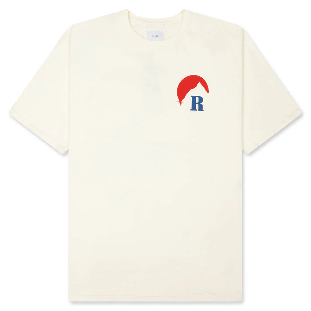 Moonlight Regatta Tee Vintage White Red Blue
