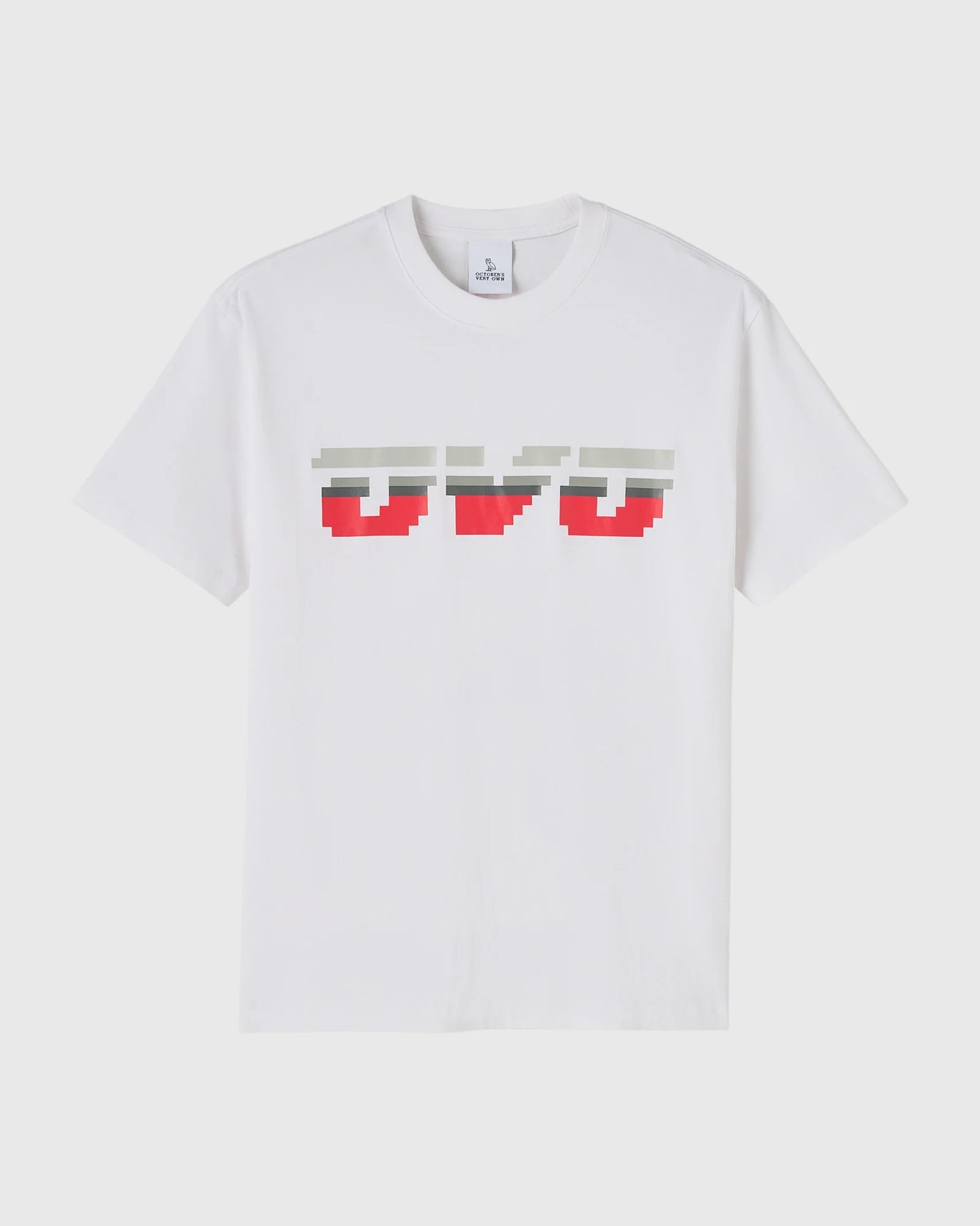 Pixel Runner Tee White