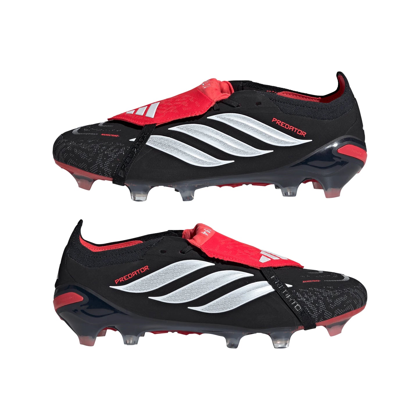 adidas Predator Elite Fold Over Tongue FG Firm Ground Mens Soccer Cleats Black White