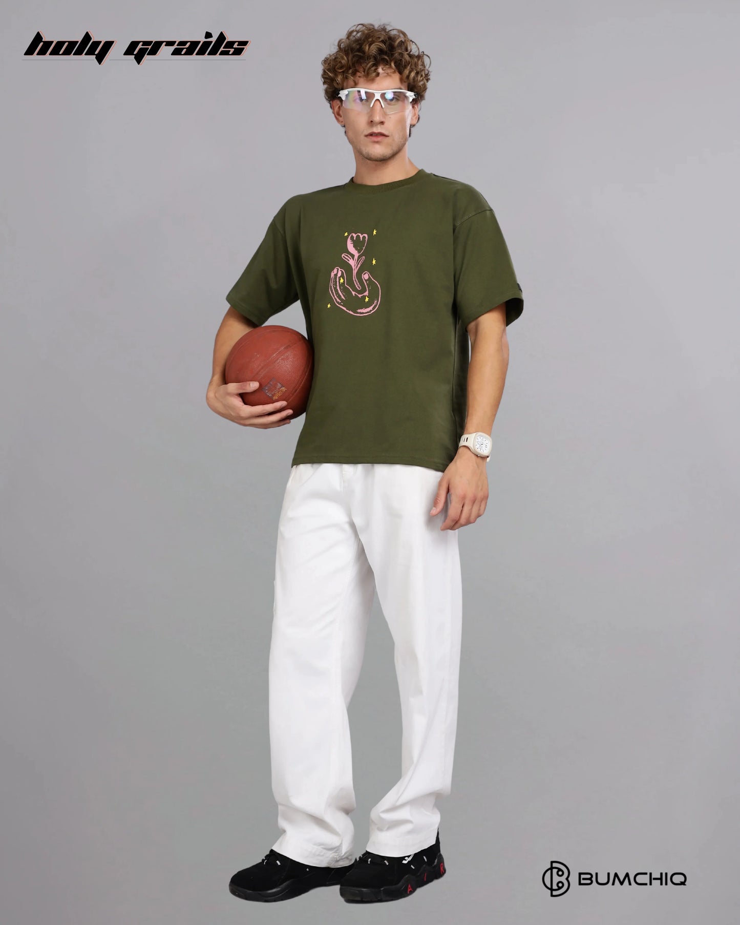 Luv Known Green Oversize Tee HG x Bumchiq