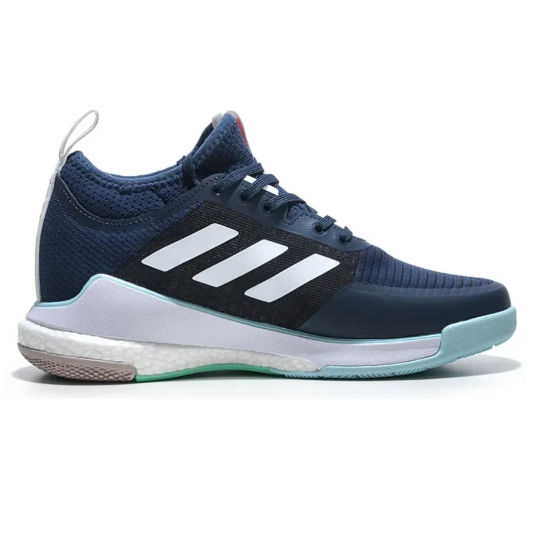 Tênis Adidas Crazyflight Mid Azul Branco Preto