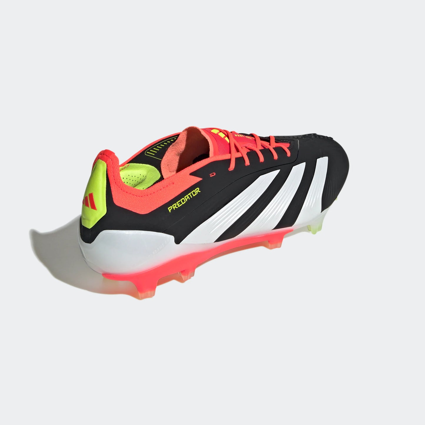 adidas Predator Elite FG Mens Firm Ground Soccer Cleats Black White Solar Red