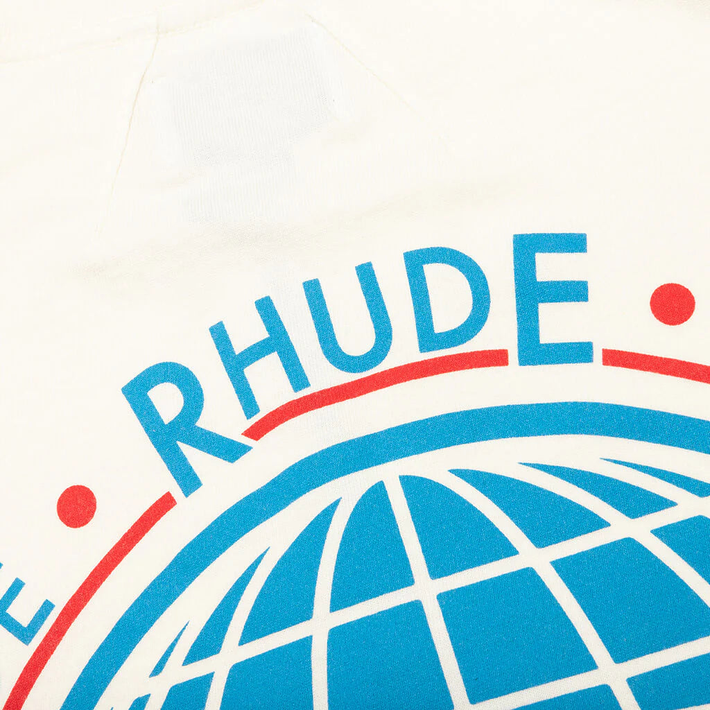 Rhude Worldwide Tee Vintage White