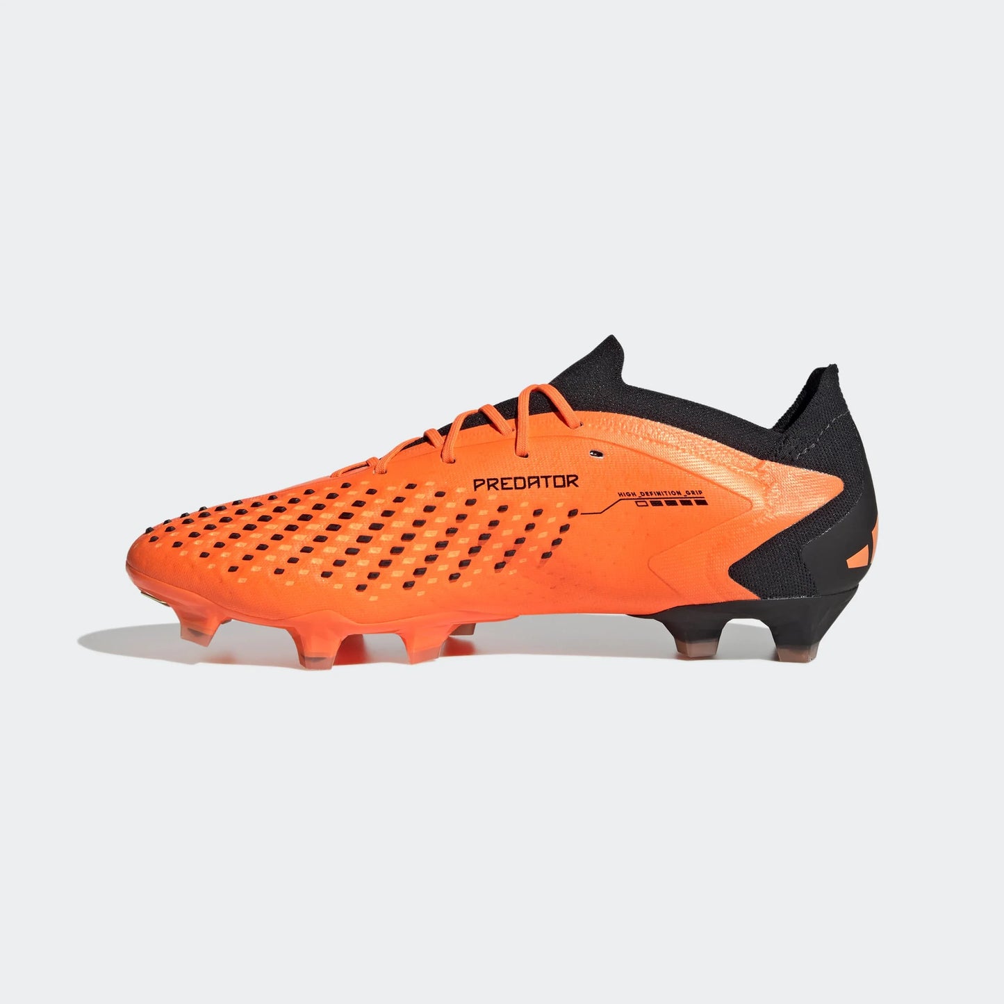adidas Predator Accuracy1 Low FG Firm Ground Soccer Cleats Solar Orange Black