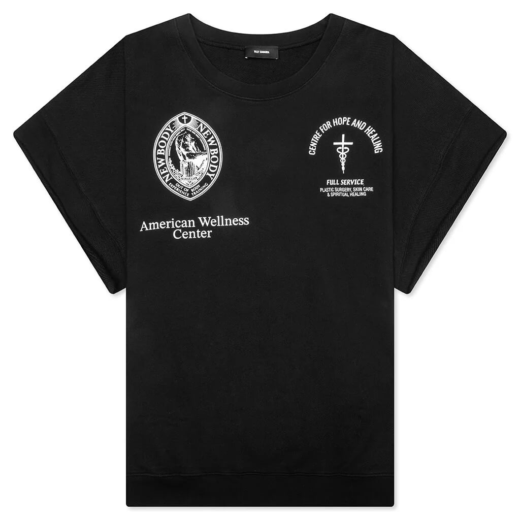 New Body Willy Muscle Tee Washed Black