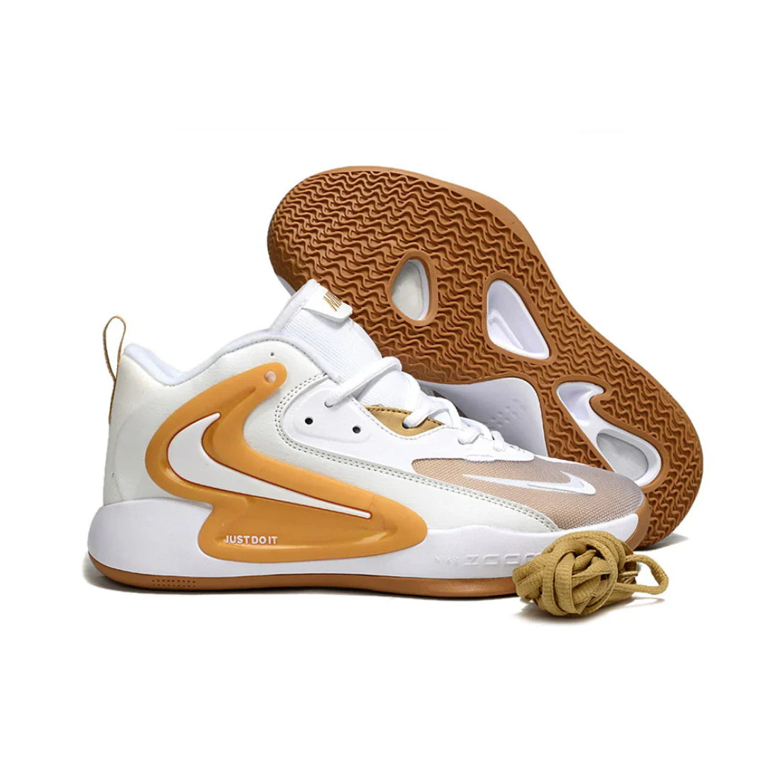 Tênis Nike React HyperSet 2 Vôlei Branco Amarelo