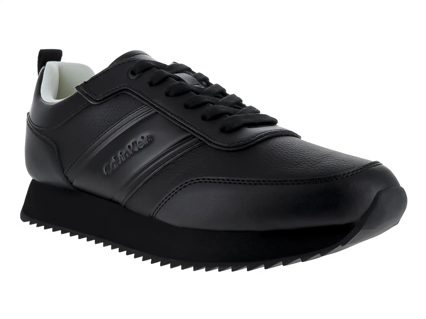 Tenis Calvin Klein Triple Black de Cuero para Hombre