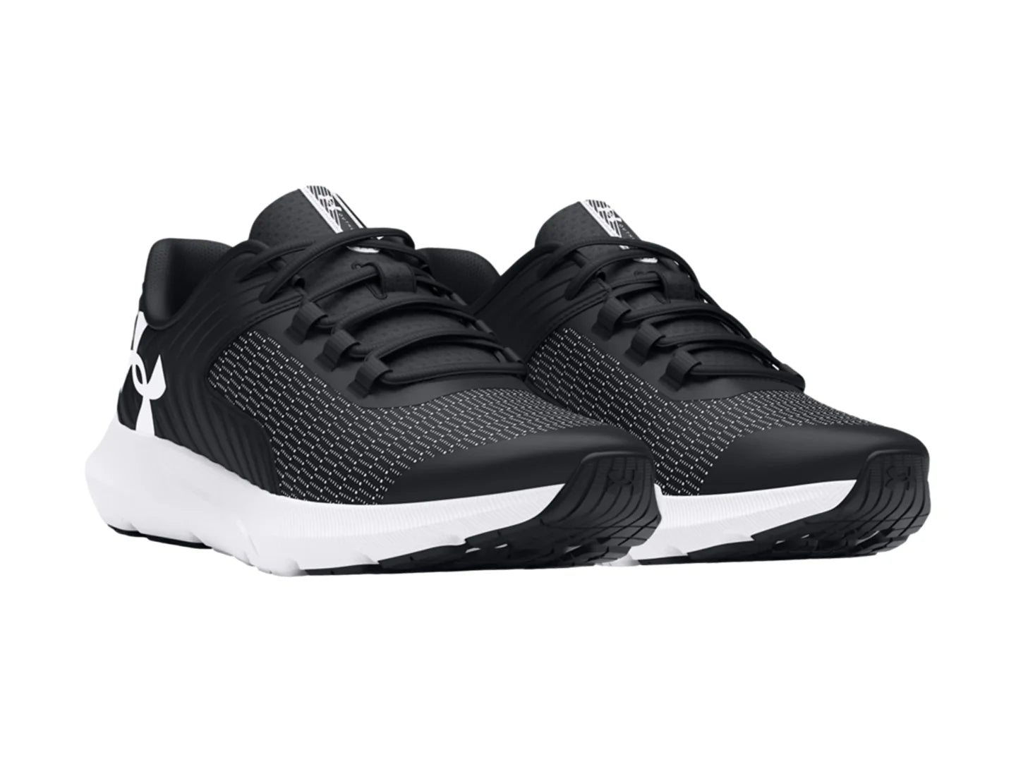 Tenis Under Armour UA Outhustle Negro y Blanco para Niño