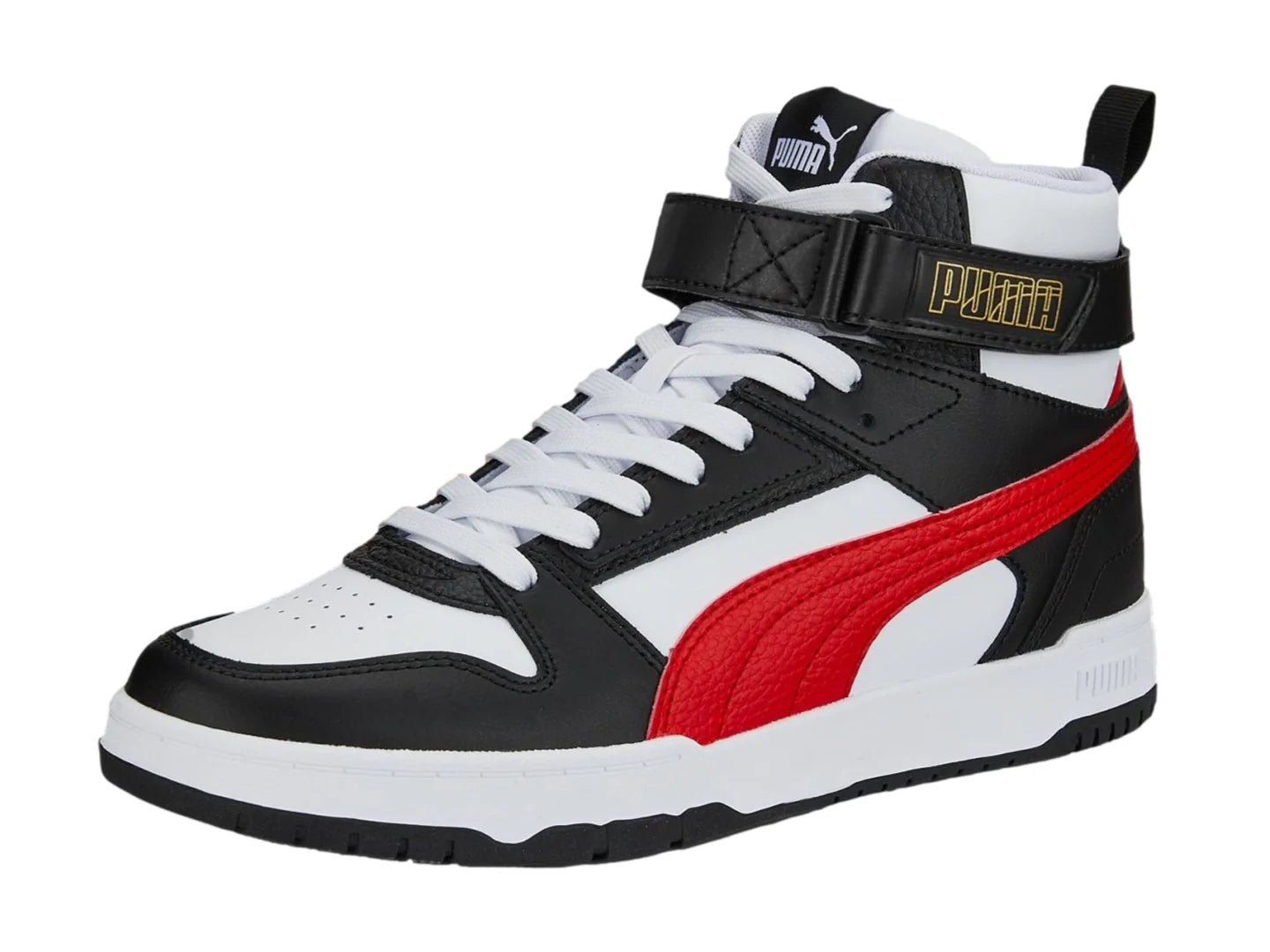 Tenis PUMA RBD Game Blanco Rojo y Negro para Hombre