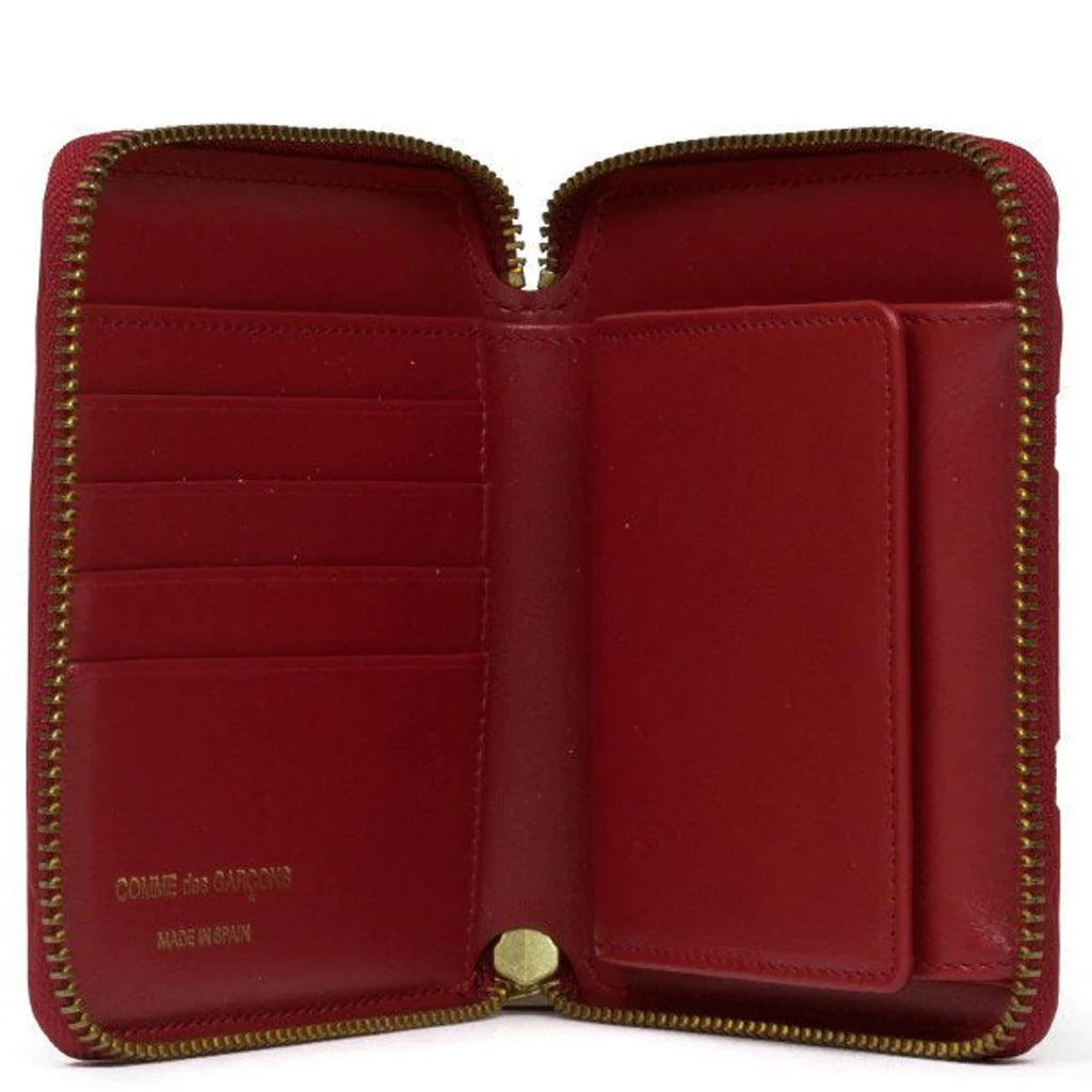 Comme des Garcons SA2100PD Polka Dots Wallet Red