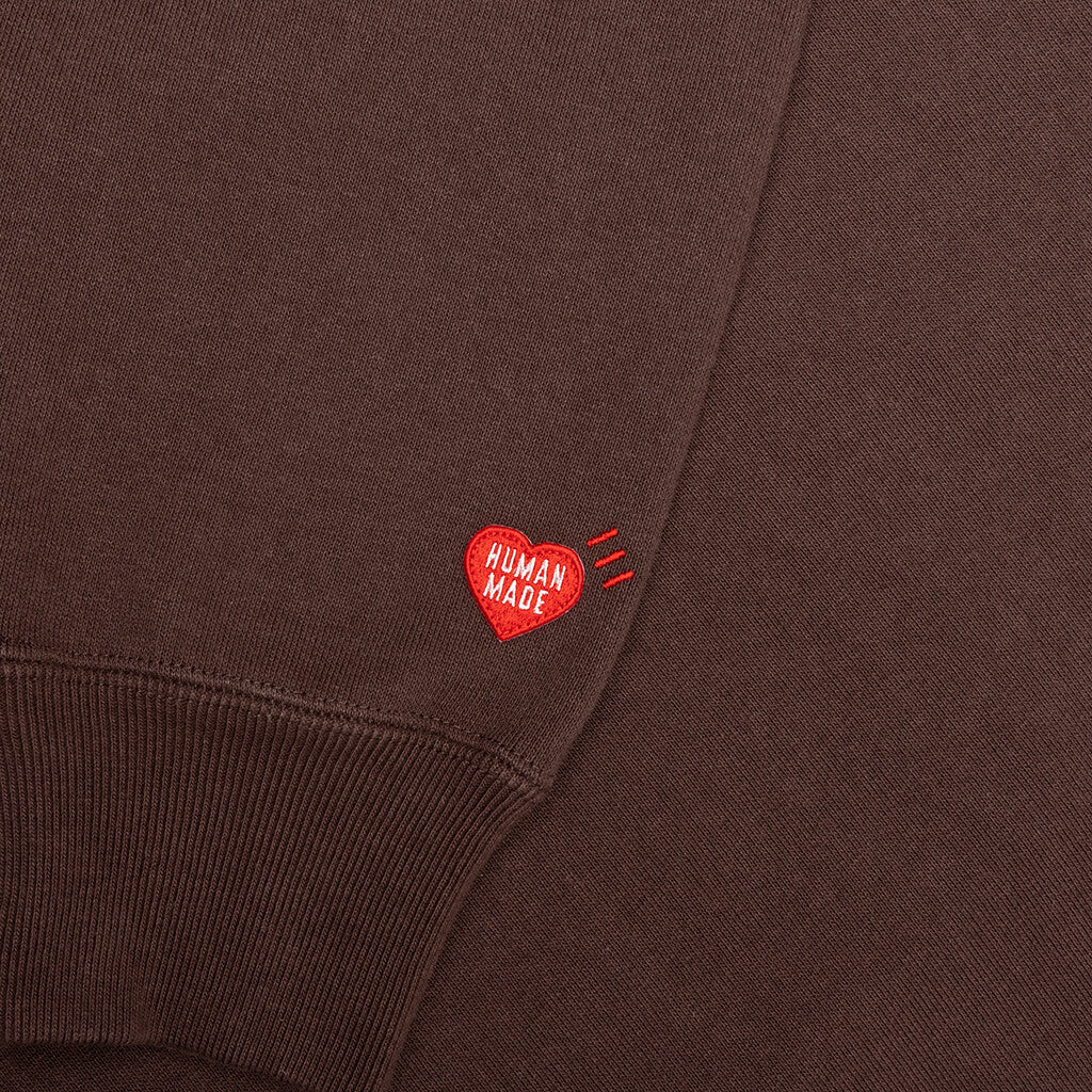 Heavyweight Hoodie Brown