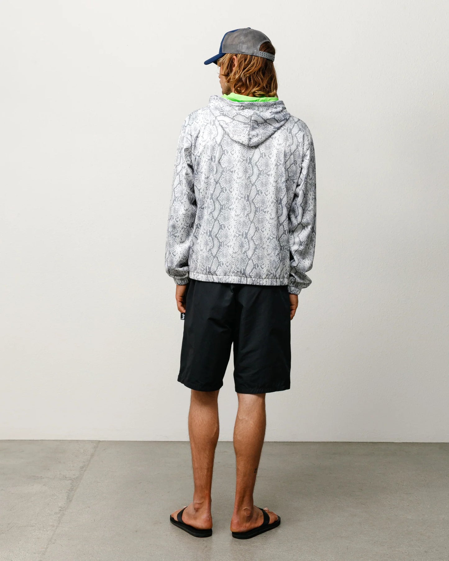 ATHLETIC MESH ZIP HOODIE