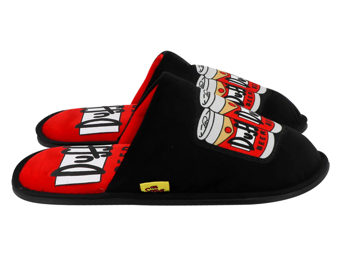 Pantuflas ARRA Homero Simpson Negro y Rojo para Hombre
