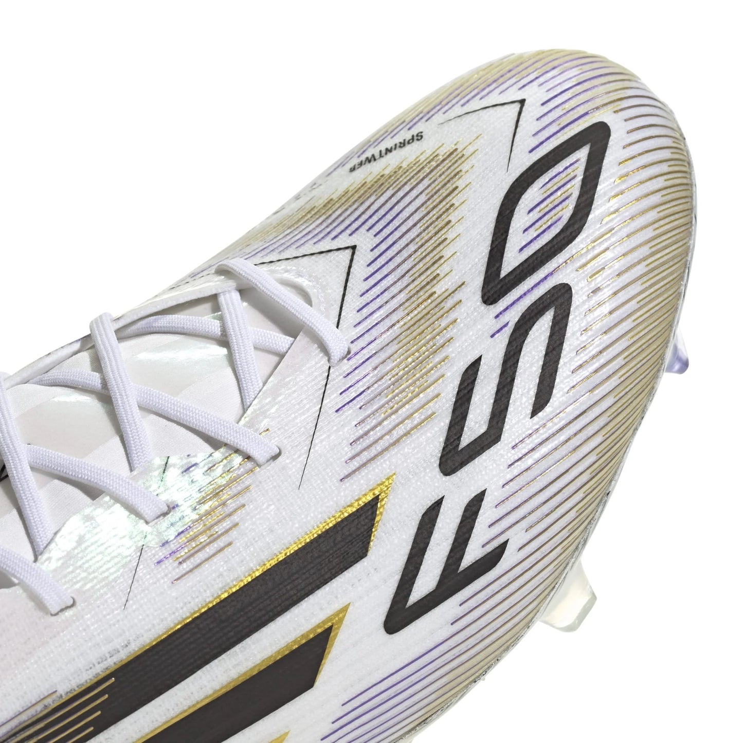 adidas F50 Elite Firm Ground Boots White Black
