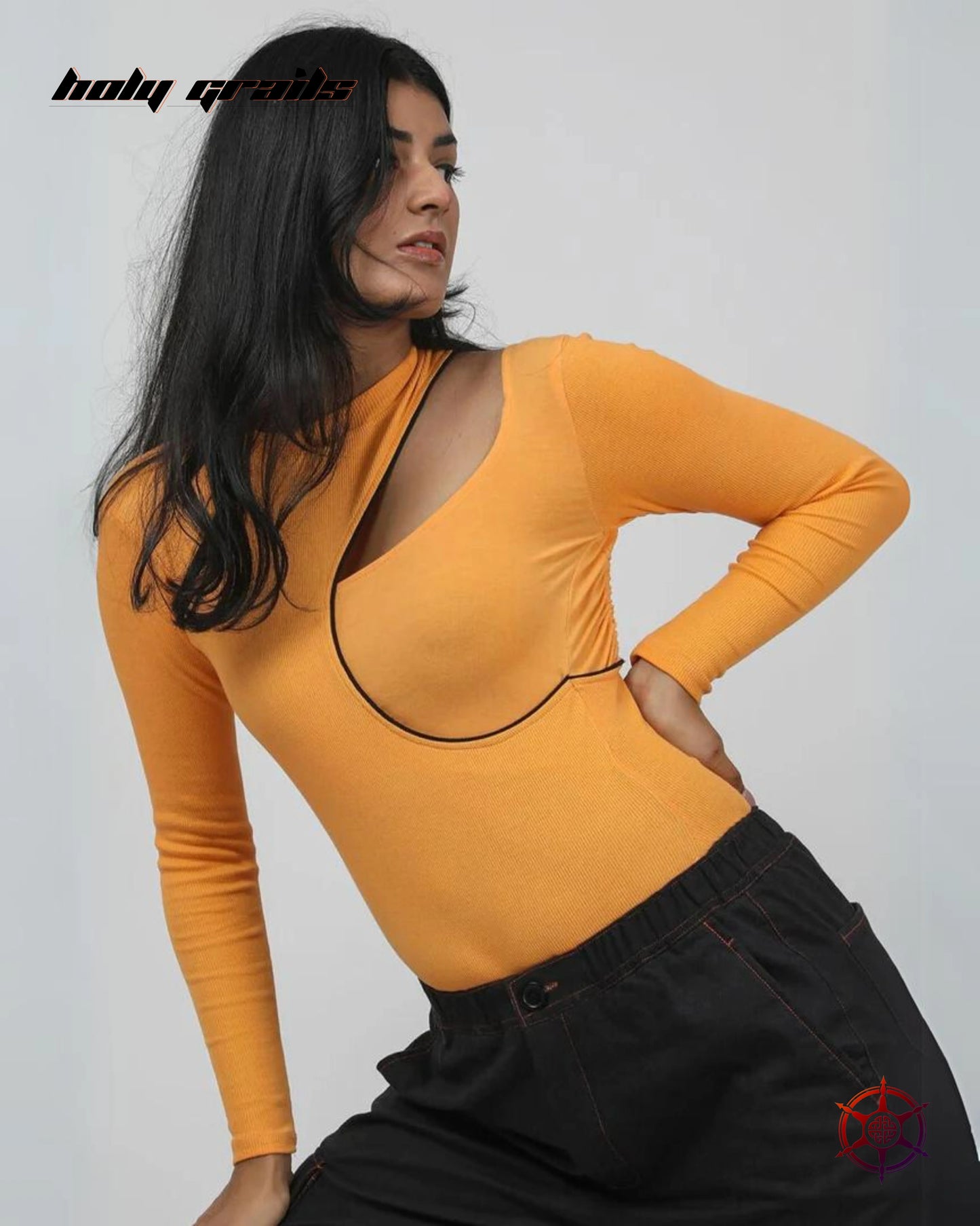 Paprika Glimpse Bodysuit HG x Duskin