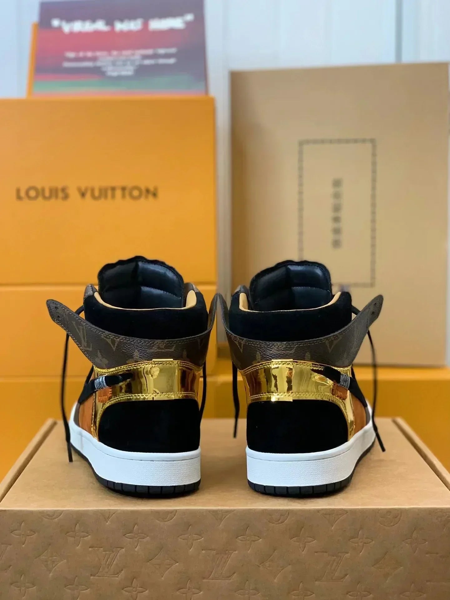 Nike Air Jordan 1 x LV Luxury EarthTone Monogram Edition
