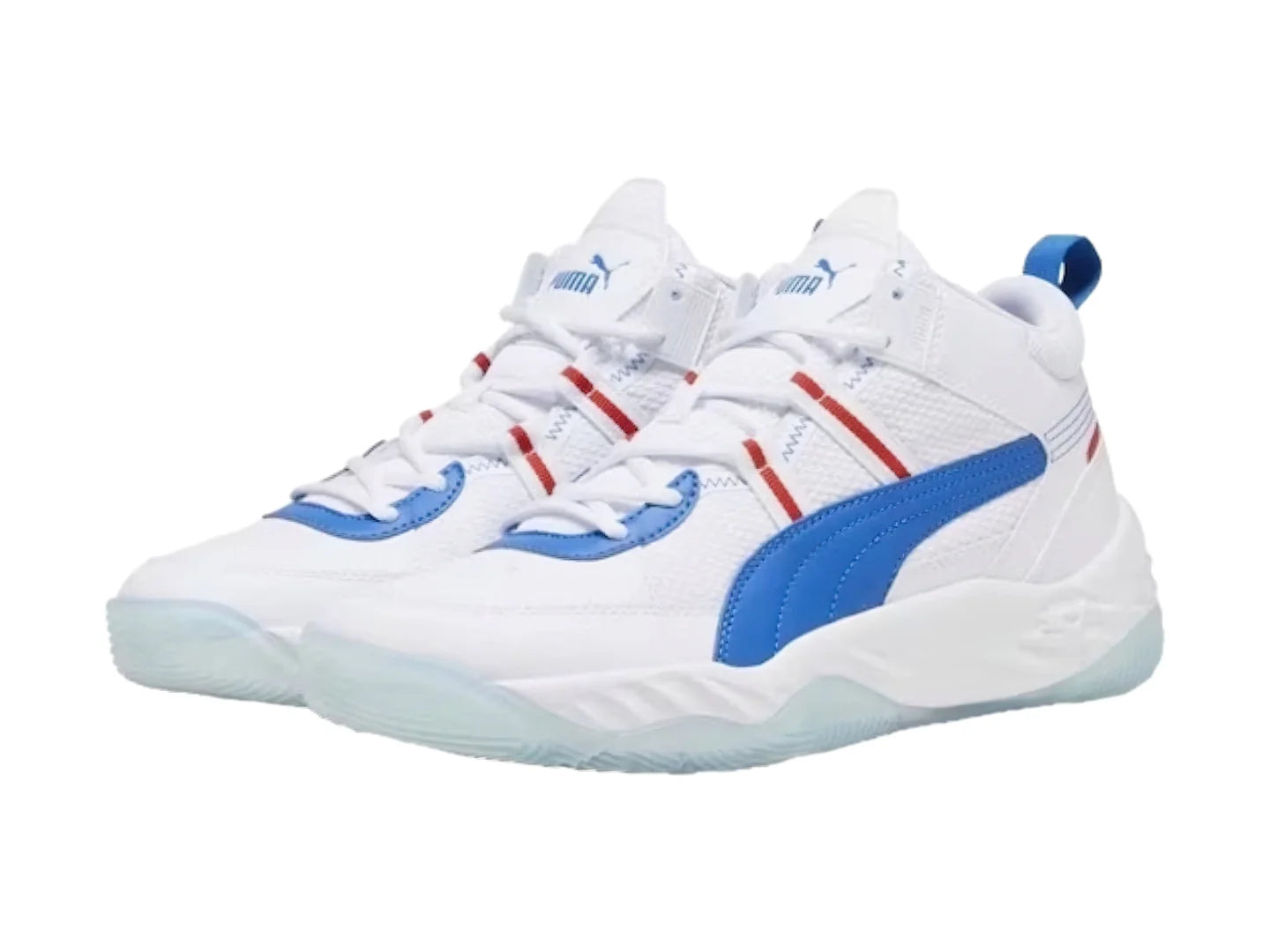 Tenis PUMA Rebound Future Nextgen Blanco y Azul para Hombre