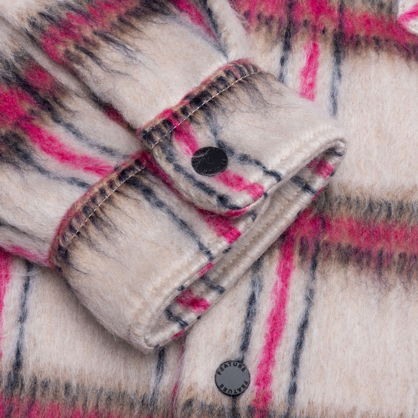 Mohair Flannel Off White