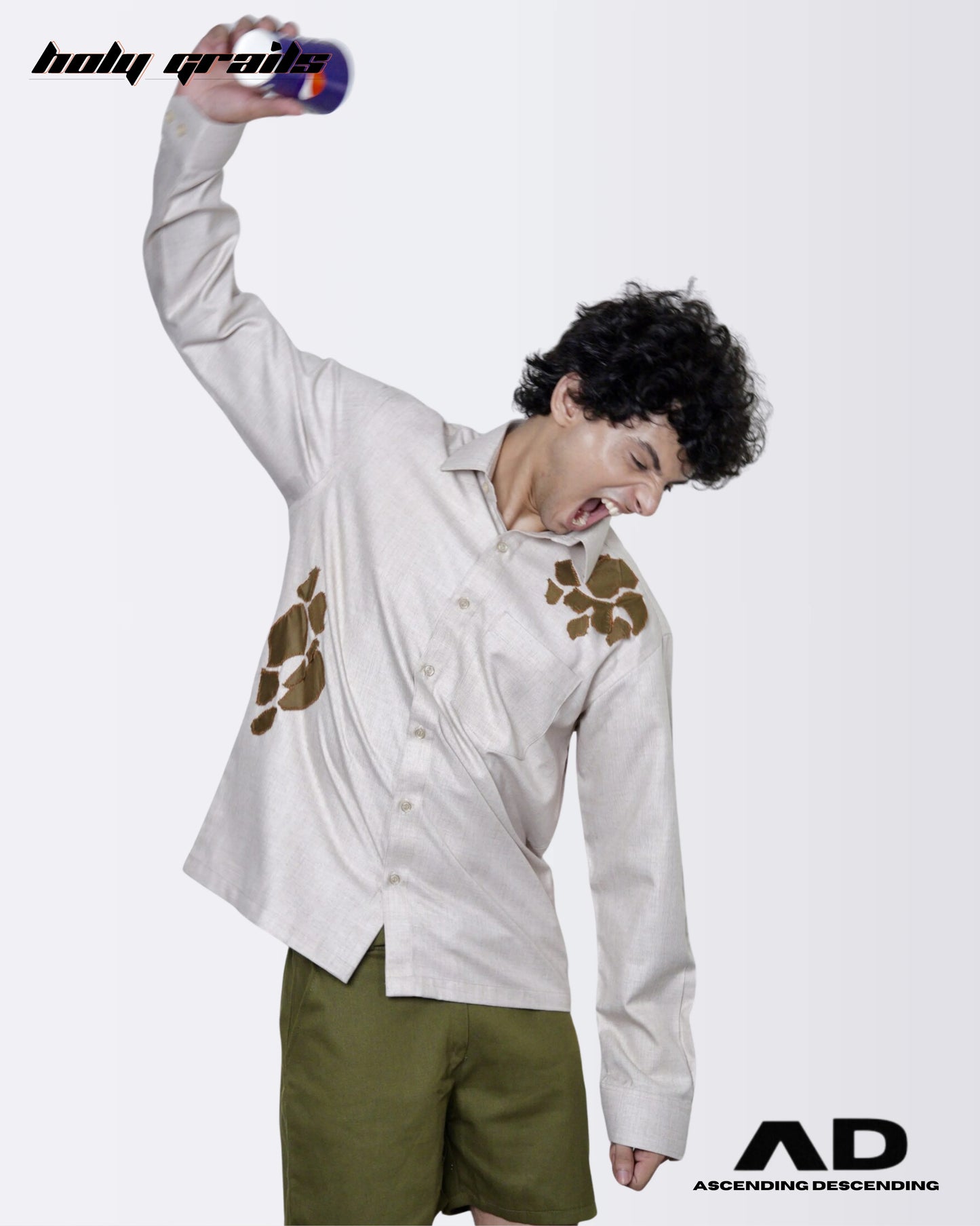 9toFight Cream Designer Shirt HG x Ascending Descending