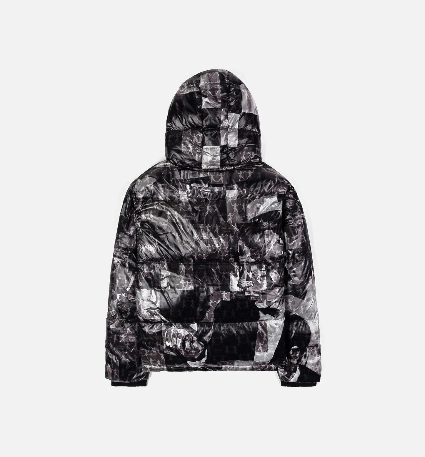 Puma x Kidsuper All Over Print Puffer Mens Jacket Black